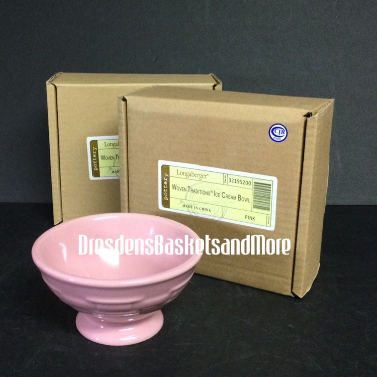 Pink ice deals cream bowls